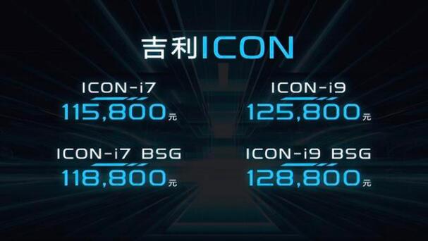 “百毒不侵” 售价11.58-12.88万 吉利ICON全球上市